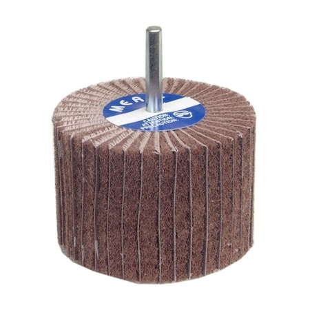 Norton Co Abrasives Merit Interleaf Flap Wheels, Spindle Mounted, 3 x 2 x 1/4 Shank /A/O 120 088341-44460
